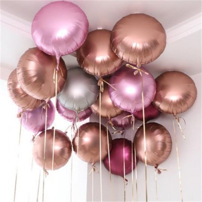 15 rounde foil balloons
